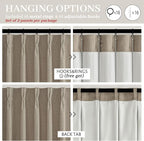 Blackout Memory Trained Pinch Pleated Curtains 84 Inch Length - Image 7