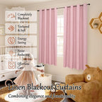 Linen Blackout Curtains 63 Inches - Image 2