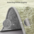 9x12 Area Rug Non Slip, Large Washable Rugs - Image 5