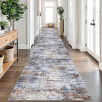 Abstract Runner Rug 3x20 Ft Extra Long Washable Runners by iOhouze