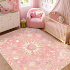 Vacuum-Friendly, 5x7 Washable Area Rug - Image 3