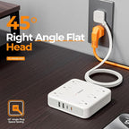TESSAN 5Ft Grey Extension Cord - Image 6