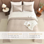 Lady Ann Queen Bedspreads 102x118 Leaves Pattern Printed Bedspreads & Coverlets - Image 6
