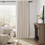 Natural Linen 100% Blackout Curtains - Image 6