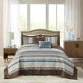 Madison Park King Quilt Bedding Set, Reversible Quilted Bedspread Set, by MADISONPARK