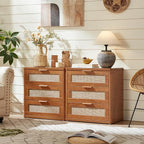 LEYAOYAO Rattan 23" Nightstands Set of 2 - Image 6