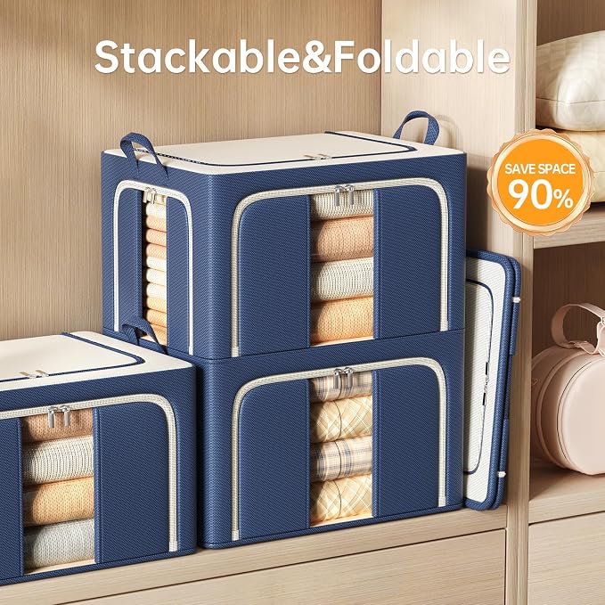 3 Openings Clothes Storage Bins - Image 3