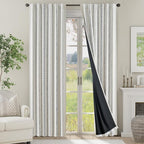 jinchan Boho Blackout Curtains 90 Inches Long by JINCHAN