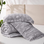 Bedsure Light Grey California King Comforter Set - Image 8