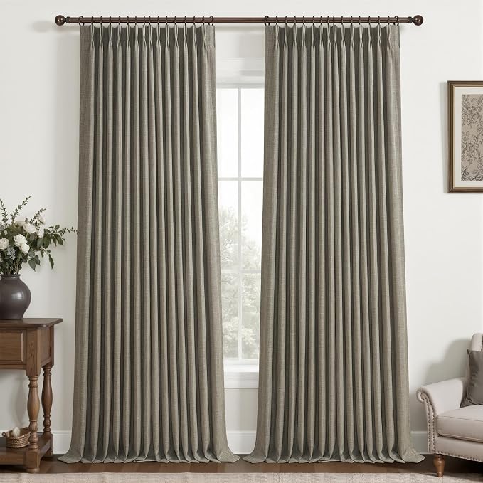 Extra Long 108 Inch Blackout Floor to Ceiling Curtains by PleatedDrapes