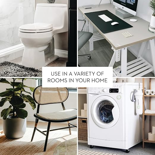 iDesign Small Plastic Bathroom Trash Can, - Image 6