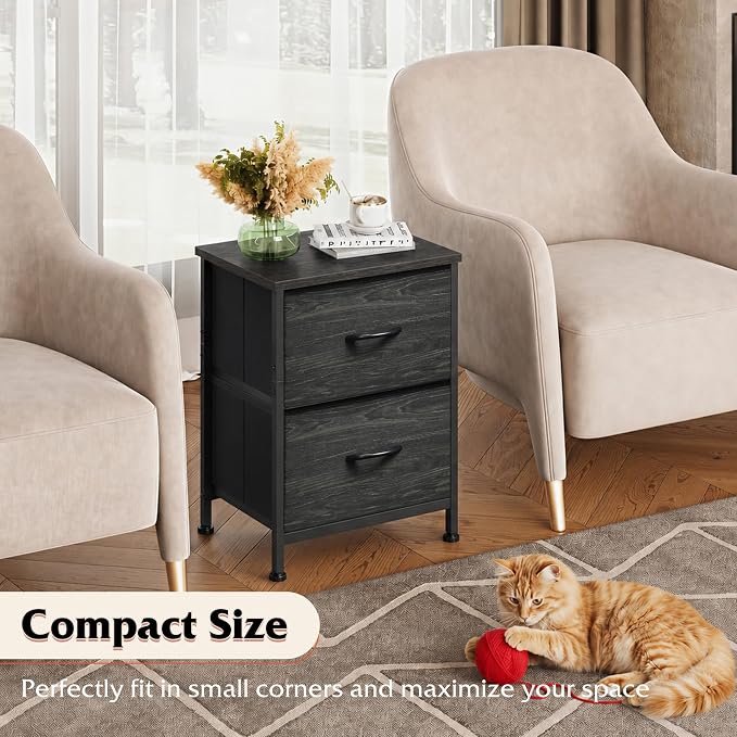 WLIVE Night Stand, Small Dresser - Image 7