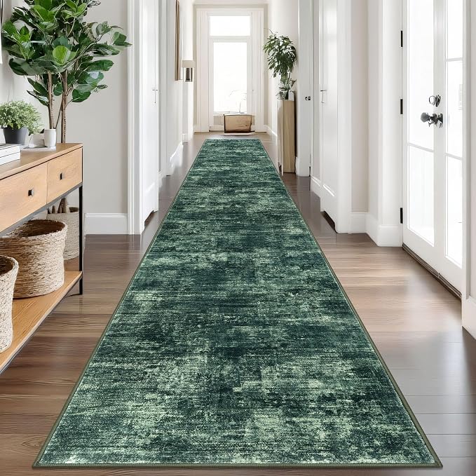 Abstract Runner Rug 3x18 Ft Washable Runners by iOhouze