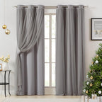 Bujasso Grey 90% Blackout Curtains - Image 9