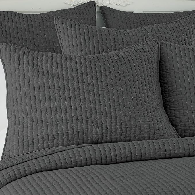 Levtex Home Cross Stitch Reversible Full Bedspread Set - Image 6