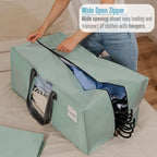VENO Heavy Duty Moving Bags, Storage Bags, Light Green, 8 Pack | Packing - Image 2