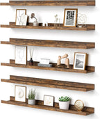 upsimples Floating Shelves for Wall Decor and Storage, Nursery Room, Coffee Bar by upsimples