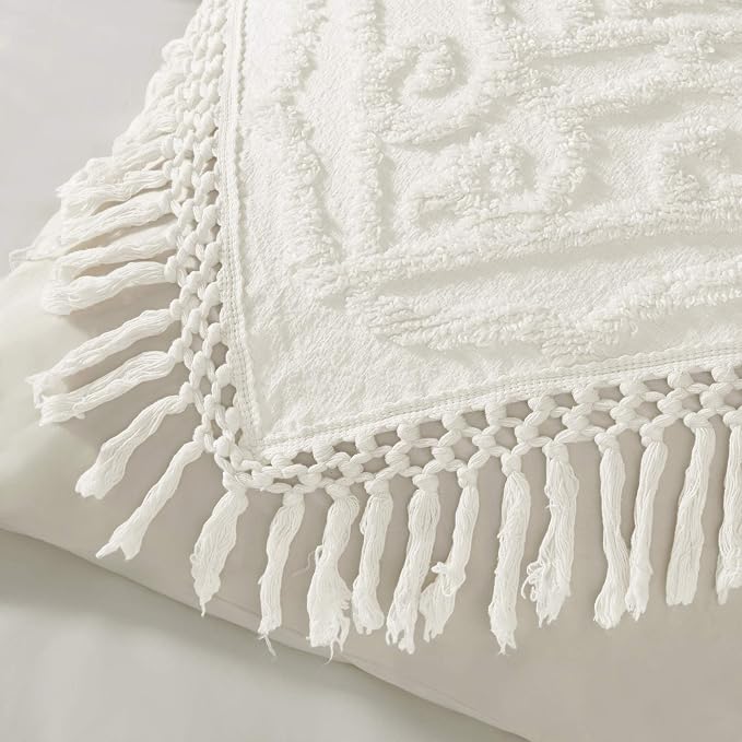 Madison Park Laetitia Lightweight 100% Cotton Quilt Set, Breathable Chenille - Image 8