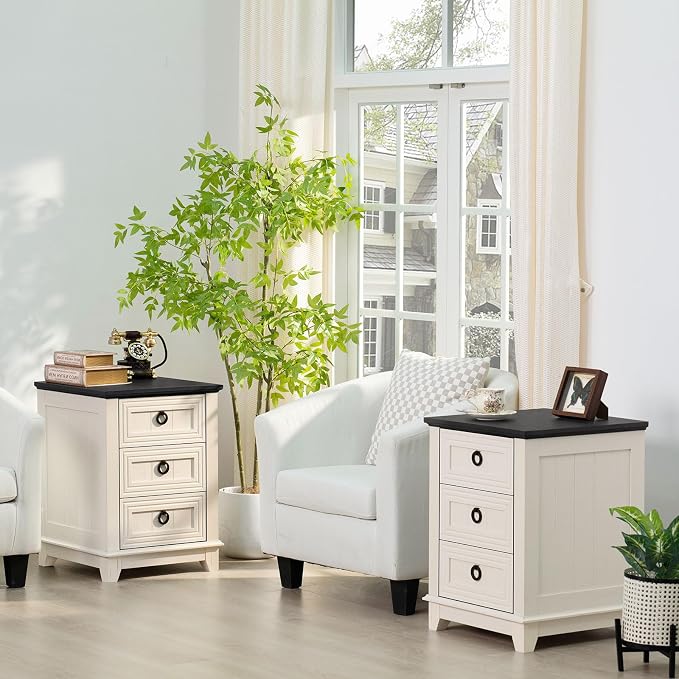 Joaxswe Farmhouse Nightstand - Image 8