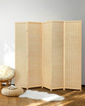 Bamboo Room Divider, 5-Panel Folding Privacy Screen, 6 ft. Tall | 70.9" H x 99" by Jostyle