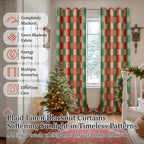 Plaid Curtains Gingham Patterned - Image 6