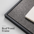 Large 3D Textured Framed Neutral Abstract Wall Art - Image 5