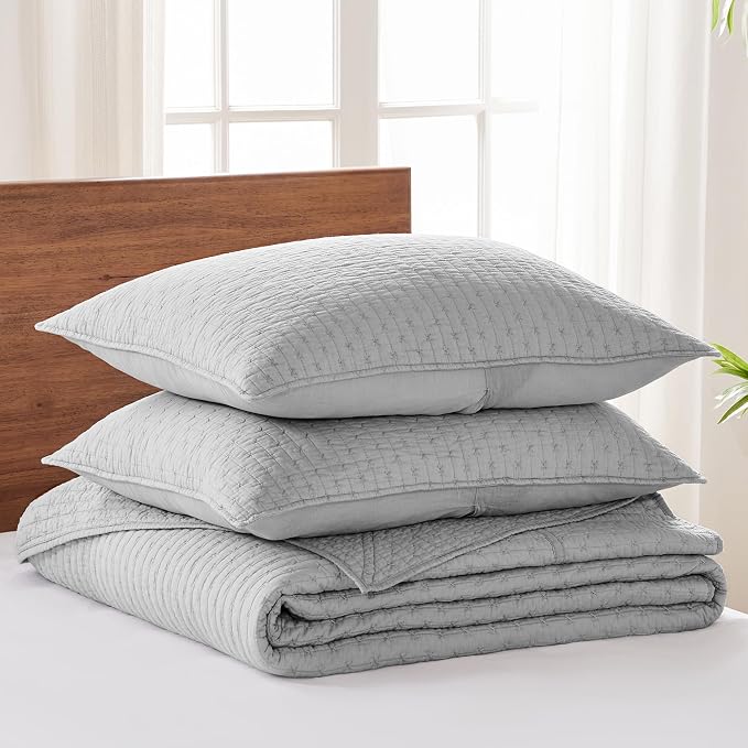 Levtex Home Cross Stitch Reversible Full Bedspread Set - Image 3