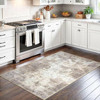 Abstract Area Rug 3x5 Ft Washable Rugs - Image 2