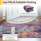 RELEANY Washable Round 8ft Area Rug - Image 5