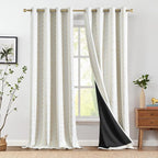 jinchan Boho Blackout Curtains 108 Inches Long - Image 2
