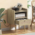 MECHYIN Night Stand Set 2, Nightstands Set of 2 - Image 8