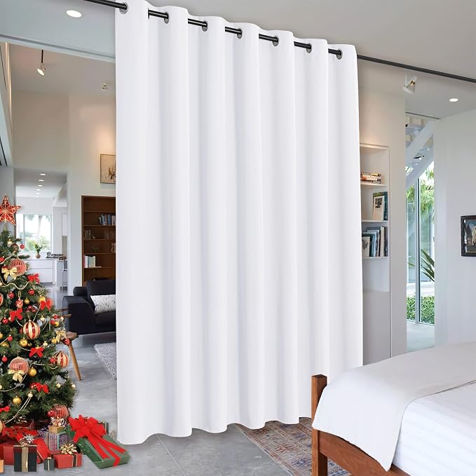 RYB HOME Extra Long Curtains for Home Theater Office Backdrop Dining Room | by RYBHOME