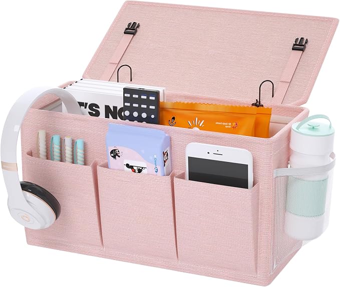 Bedside Caddy Storage Organizer by Edudif