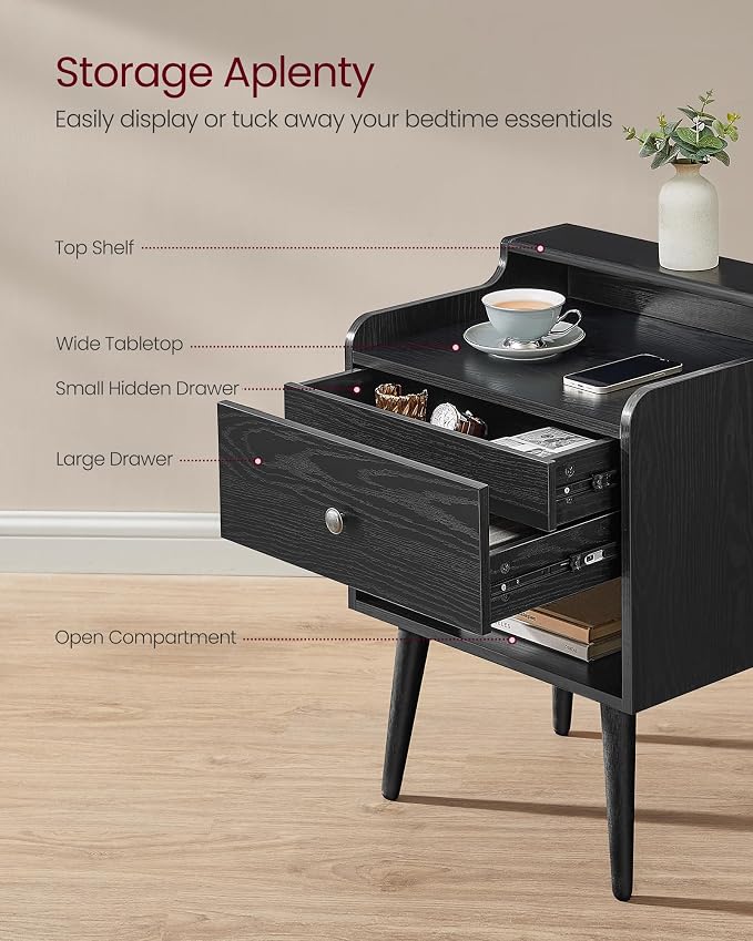 VASAGLE Nightstands, Bedside Tables - Image 4