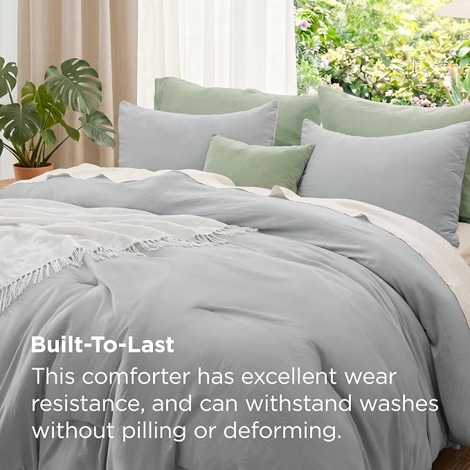 Bedsure California King Comforter Set, 3 Pieces GentleSoft Bed Set, 1 - Image 3