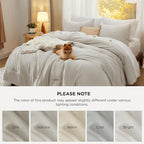 Bedsure King Comforter Set, 3 Pieces GentleSoft™ Bed Set, 1 Lightweight - Image 7