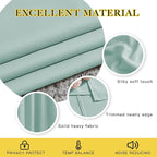 NICETOWN Aqua Blue Room Darkening Curtain Panels - Image 4