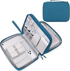FYY Electronic Organizer, Travel Tech Pouch Bag, Extra Large, Dark Green | by FYY