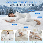 ELNIDO QUEEN Cooling Body Pillow Insert - Image 6
