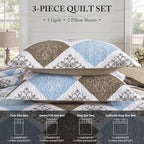 Etwel Lightweight Queen Size Quilt Set - Image 6