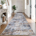 Abstract Runner Rug 3x14 Ft Washable Runners by iOhouze