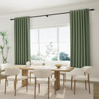 Joywell 100% Blackout Linen Curtains 63 Inch - Image 6