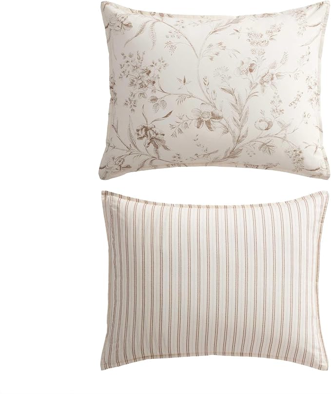 Laura Ashley - Reversible Cotton Twin Comforter Set - Image 9