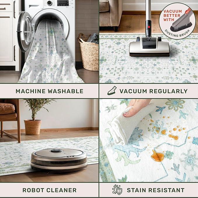 Boho Bathroom Runner 2x7 - Image 4
