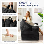 MAXYOYO Folding Sofa Bed, 2 in 1 Convertible Sofa to Lounger | Comfy Loveseat - Image 5