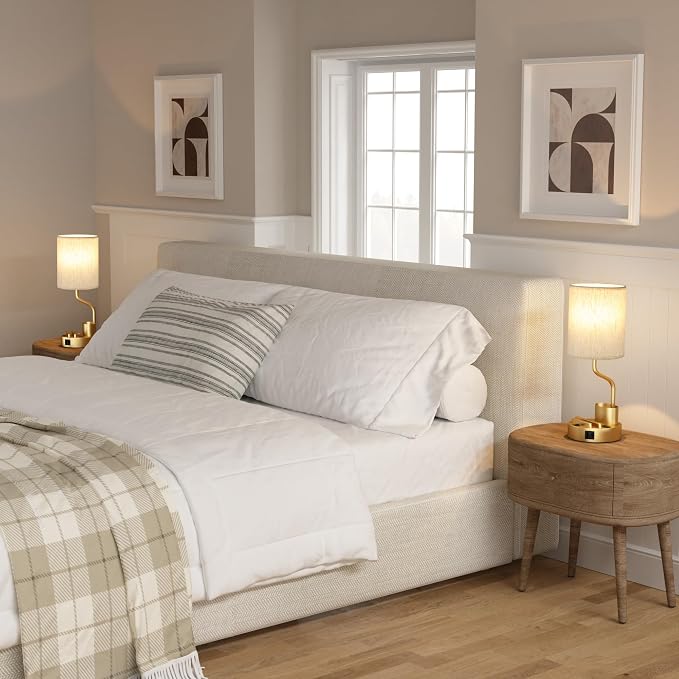 Bedside Lamps for Bedroom Set of 2 - Image 6