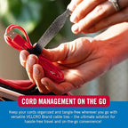 VELCRO Brand Reusable Cable Ties, Cord Management, 100 Pack | Wire And Cable - Image 3