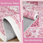 Macgace Washable Vintage Area Rug - Image 4