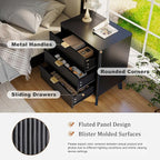 LYNCOHOME Fluted Night Stand - Image 3