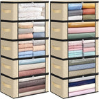 35L Closet Organizers, Foldable Under Bed Storage Containers | Storage Bags by Fabtotes
